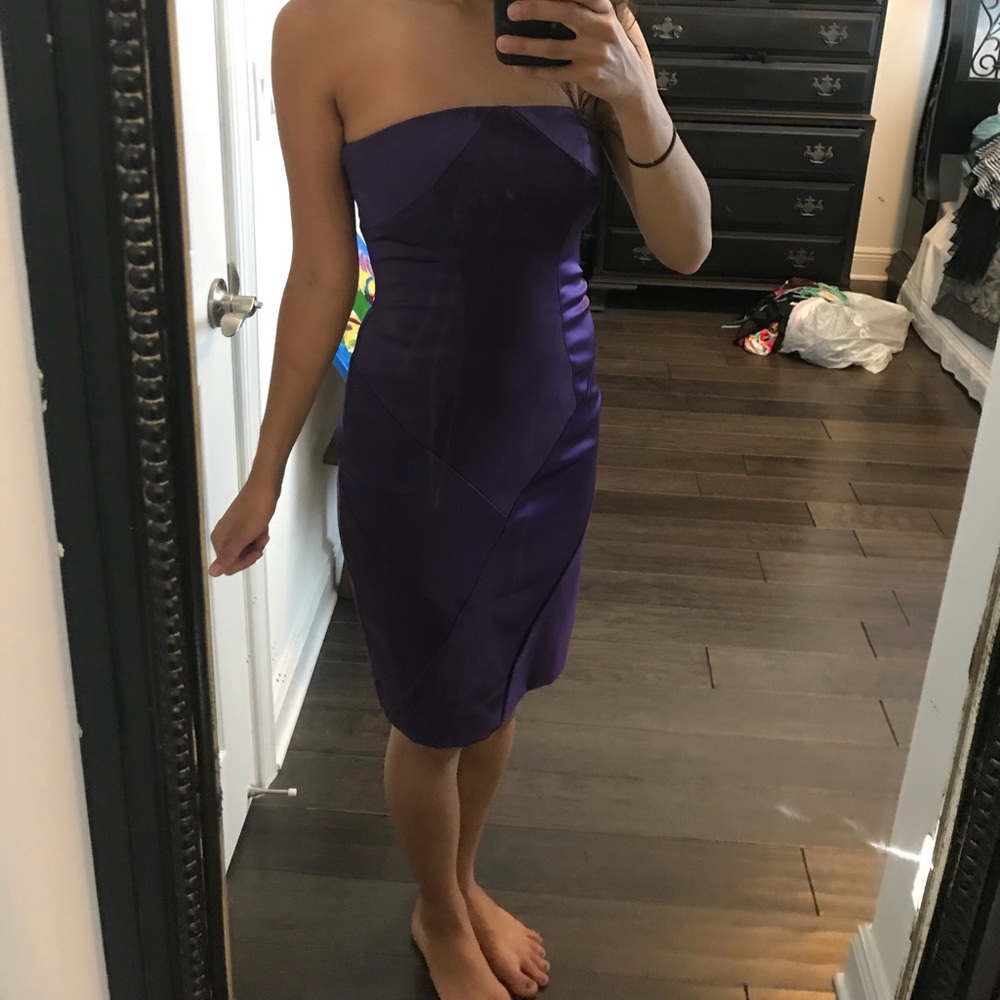 Nicole Miller (0) strapless dress
